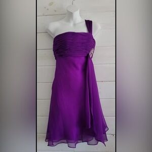 Cocktail Bridesmaid Homecoming short formal dress sz XS
